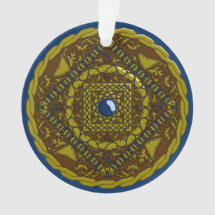 Capricorn Mandala Acrylic Ornament