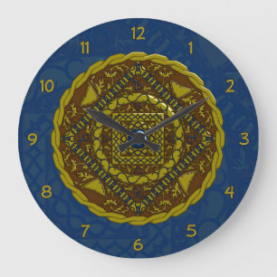Capricorn Mandala Clock