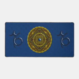 Capricorn Mandala Desk Mat