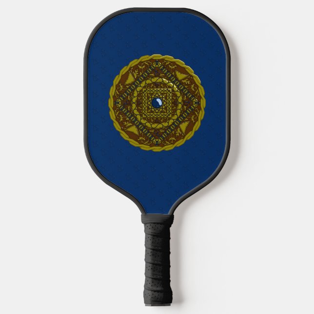 Capricorn Mandala Pickleball Paddle (Front)