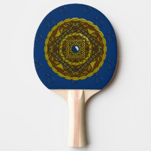 Capricorn Mandala Ping Pong Paddle