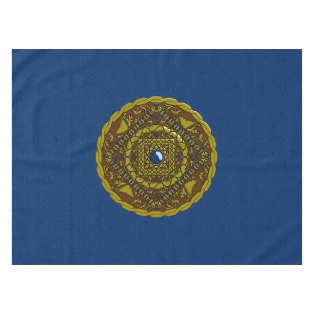 Capricorn Mandala Tablecloth (Front (Horizontal))
