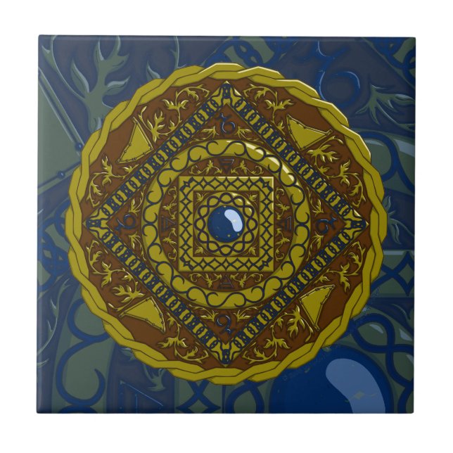 Capricorn Mandala Tile (Front)