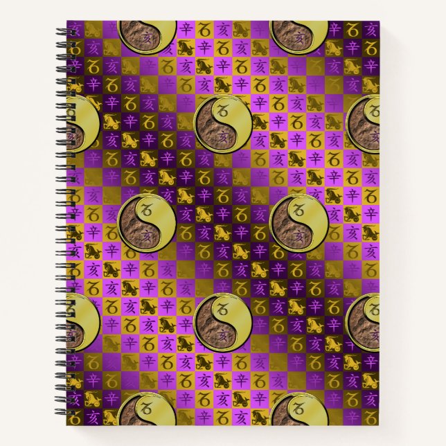 Capricorn & Metal Boar Notebook (Front)