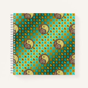 Capricorn & Metal Dog Notebook