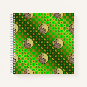 Capricorn & Metal Goat Notebook