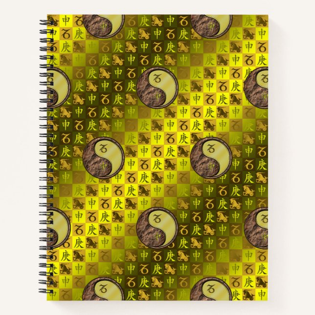 Capricorn & Metal Monkey Notebook (Front)