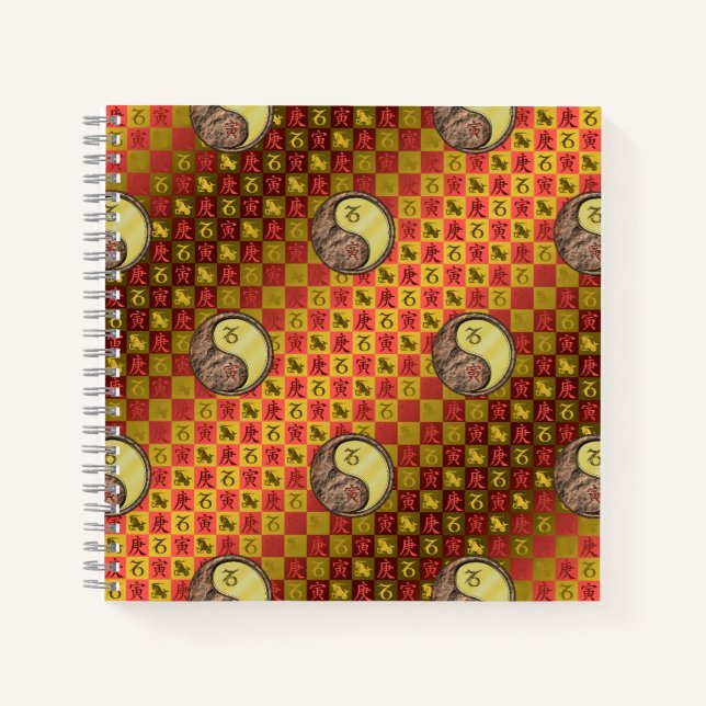 Capricorn & Metal Tiger Notebook (Front)