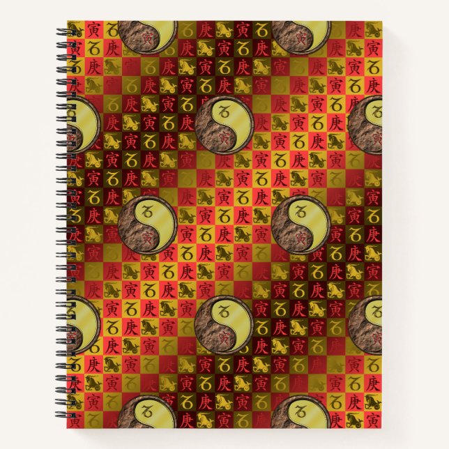 Capricorn & Metal Tiger Notebook (Front)