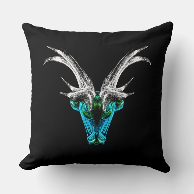 Capricorn – Minimalist Zodiac Decorative Pillow  (Front)