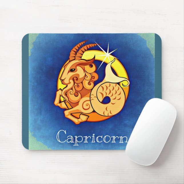 Capricorn Mouse Mat (With Mouse)