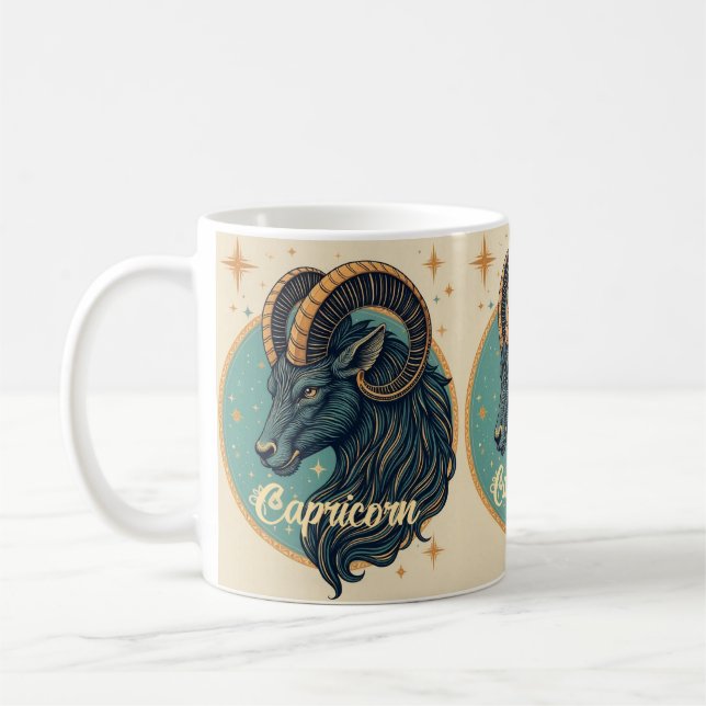 Capricorn Mug Horoscope Star Sign (Left)