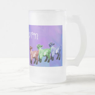 Capricorn Mulitcolored Miniature Goat Frosted Mug