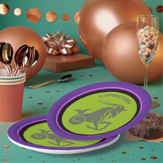 Capricorn Paper Plate (Multi)