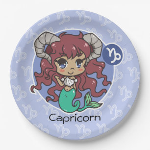 Capricorn Paper Plate