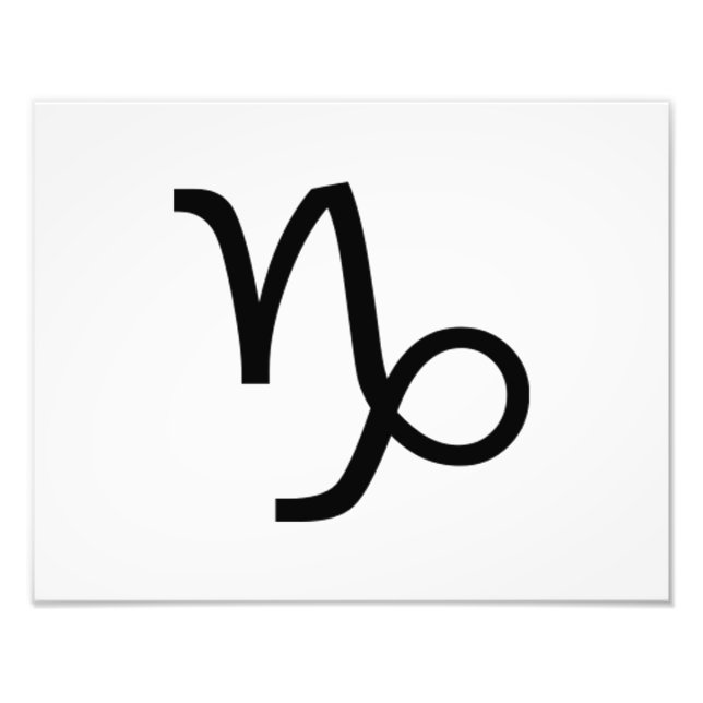 Capricorn Photo Print (Front)