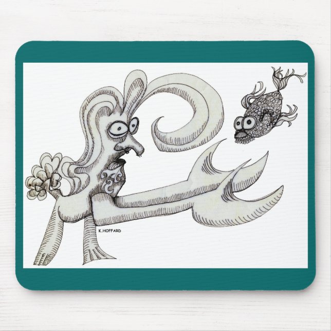 Capricorn Pisces Mouse Mat (Front)