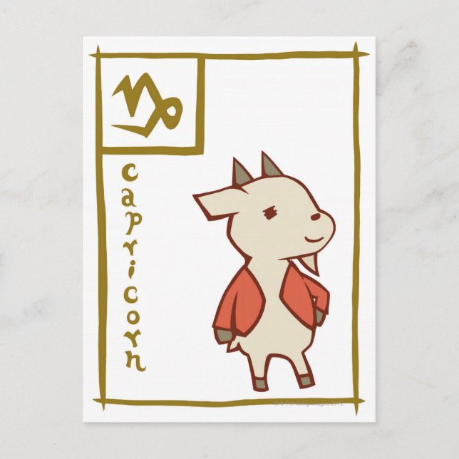 Capricorn Postcard (Front)