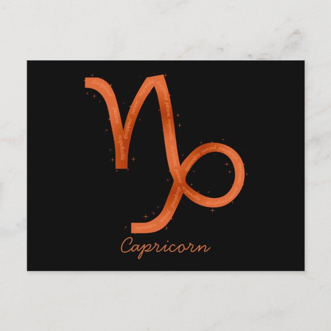Capricorn Postcard (Front)