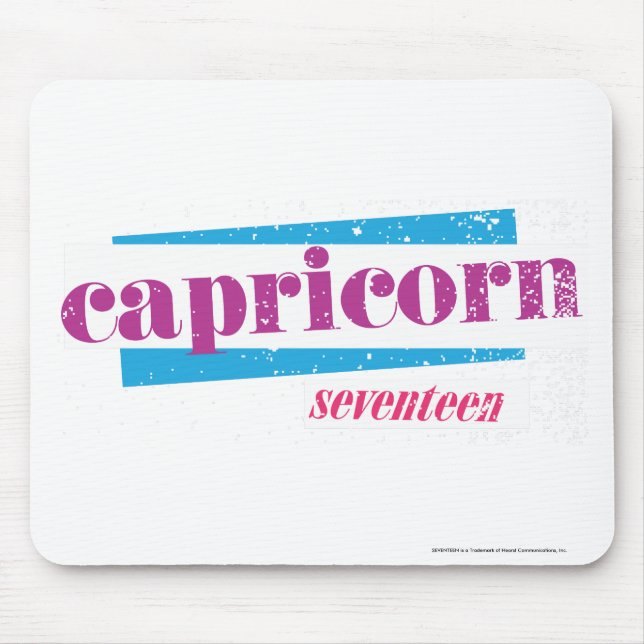 Capricorn Purple Mouse Mat (Front)