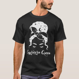 Capricorn queen Sign Horoscope Birthday T-Shirt