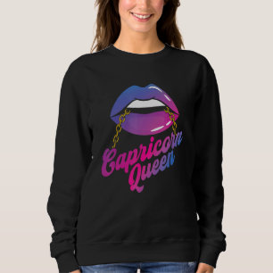 Capricorn Queen  Zodiac Sign Birthday Astrology Sweatshirt