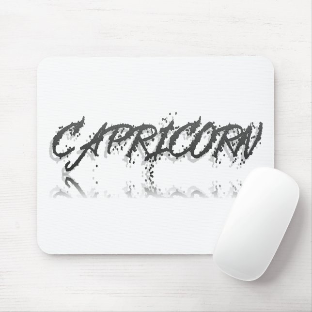 Capricorn Reflection Mouse Mat (With Mouse)