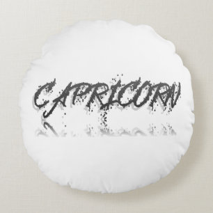 Capricorn Reflection Round Cushion