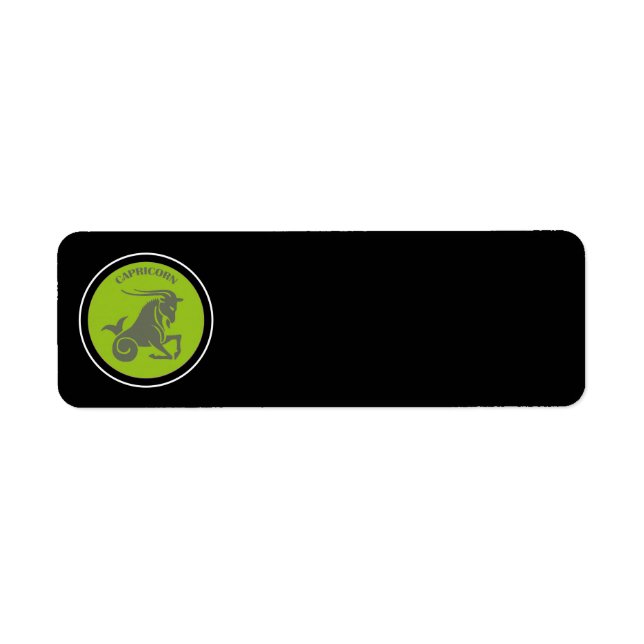 Capricorn Return Address Label (Front)