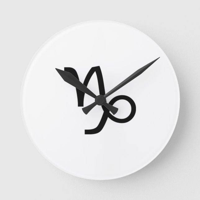 Capricorn Round Clock (Front)