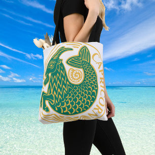 Capricorn Sign of the Zodiac on a Tote Bag