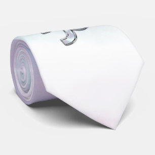 Capricorn Sign on Mother of Pearl Nacre Style Tie