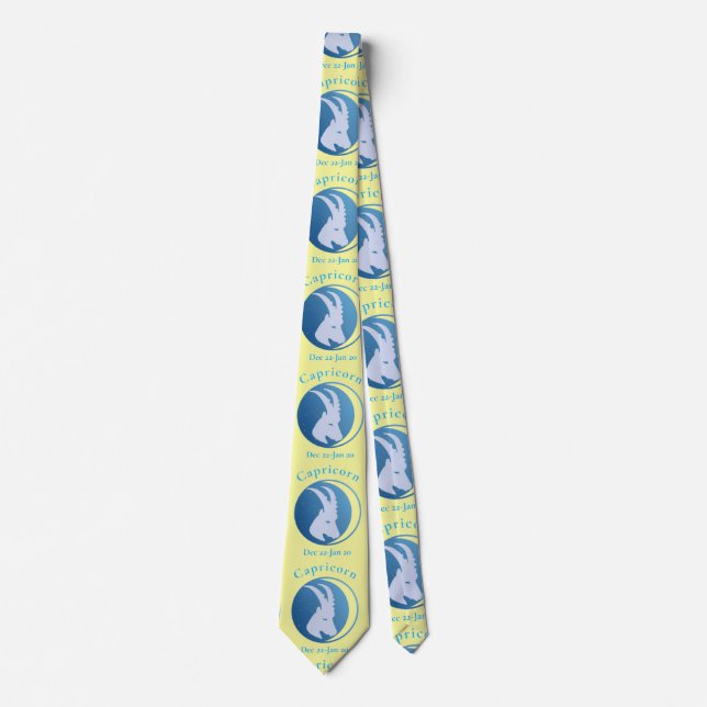 Capricorn Sign Thunder_Cove Tie (Front)