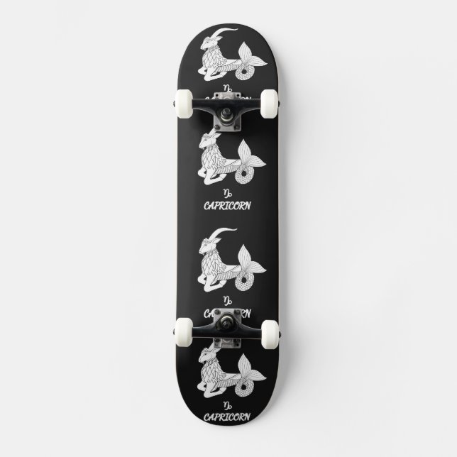 Capricorn Silhouette Skateboard (Front)