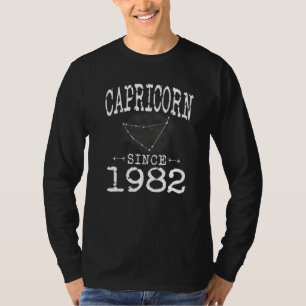 Capricorn Since 1982 Constellation Capricorn Birth T-Shirt