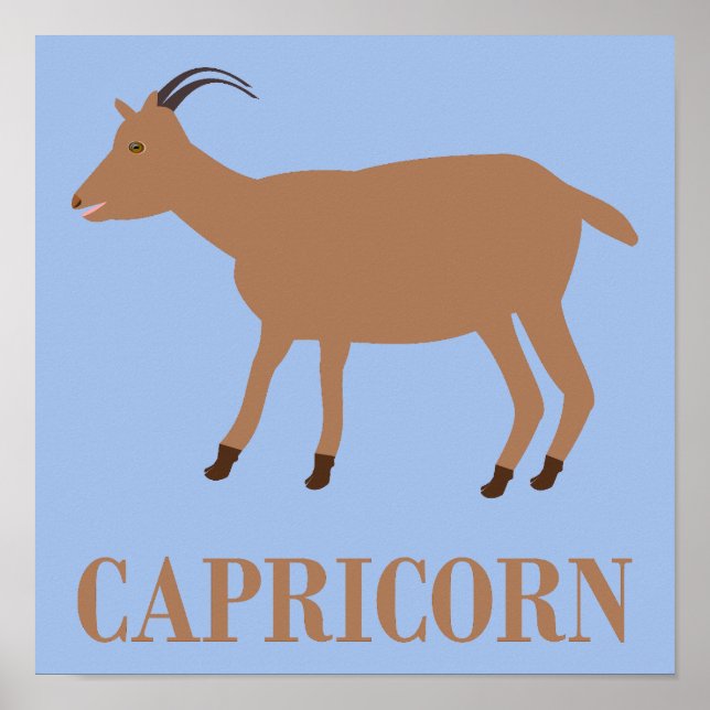 Capricorn Star Sign Goat (Front)