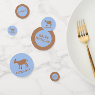 Capricorn Star Sign Goat Custom Confetti