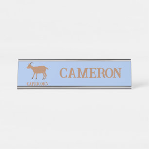 Capricorn Star Sign Goat Custom Name