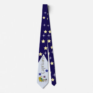 Capricorn star sign Sea Goat zodiac star Tie