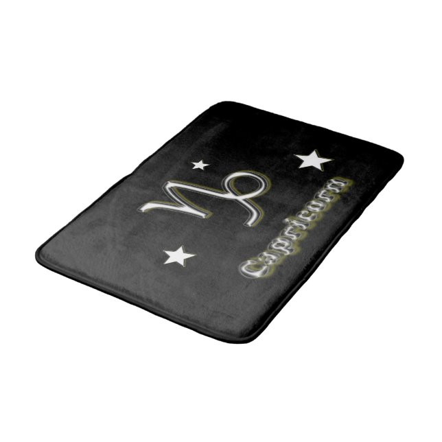 Capricorn symbol bath mat (Angled)