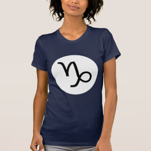 Capricorn Symbol - Dark Tee - Customised