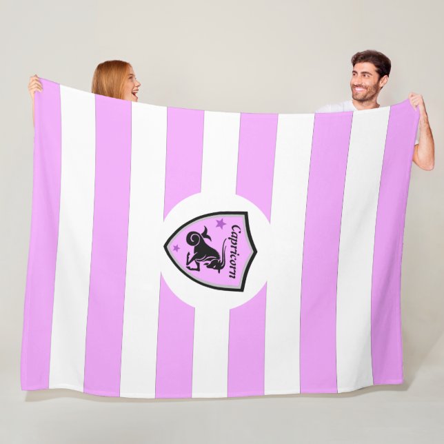 Capricorn symbol     fleece blanket (In Situ)