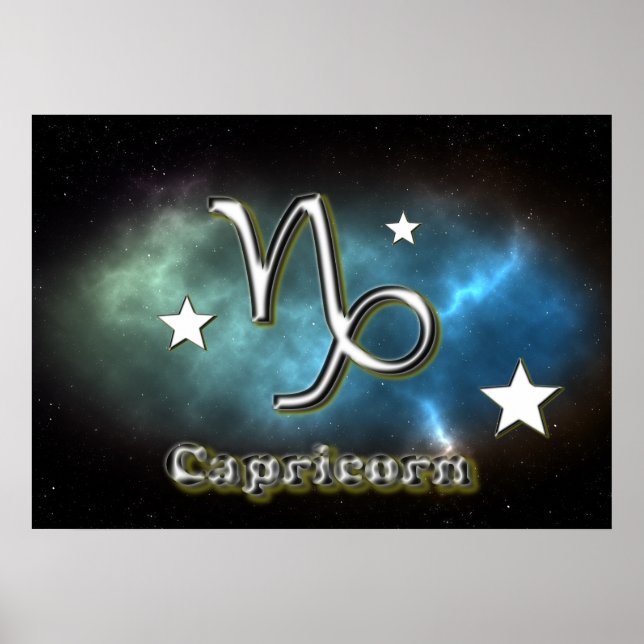 Capricorn symbol poster (Front)