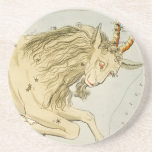 Capricorn, Tenth Astrological Zodiac Sign Coaster