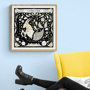 Capricorn: The Galactic Achiever Poster