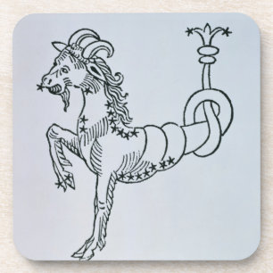 Capricorn (the Goat) an illustration from the 'Poe Coaster