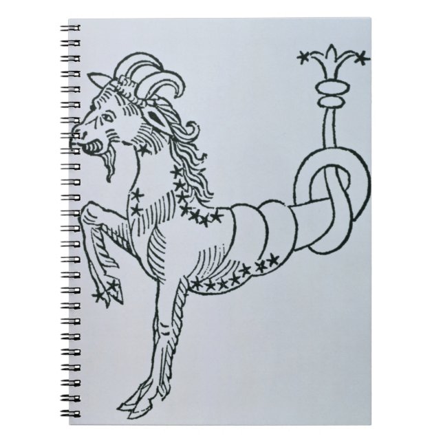 Capricorn (the Goat) an illustration from the 'Poe Notebook (Front)