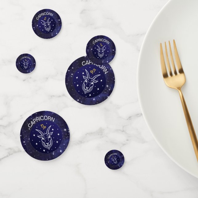 Capricorn the Goat Zodiac Design Table Confetti (Group)