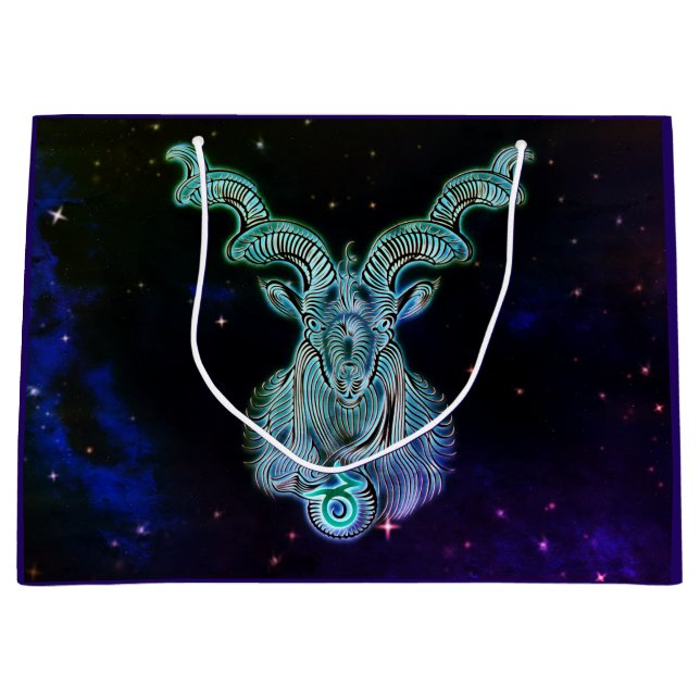 capricorn the goat zodiac gift bag (Front)