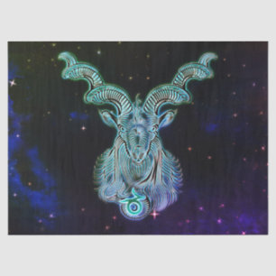 capricorn the goat zodiac tissue paper